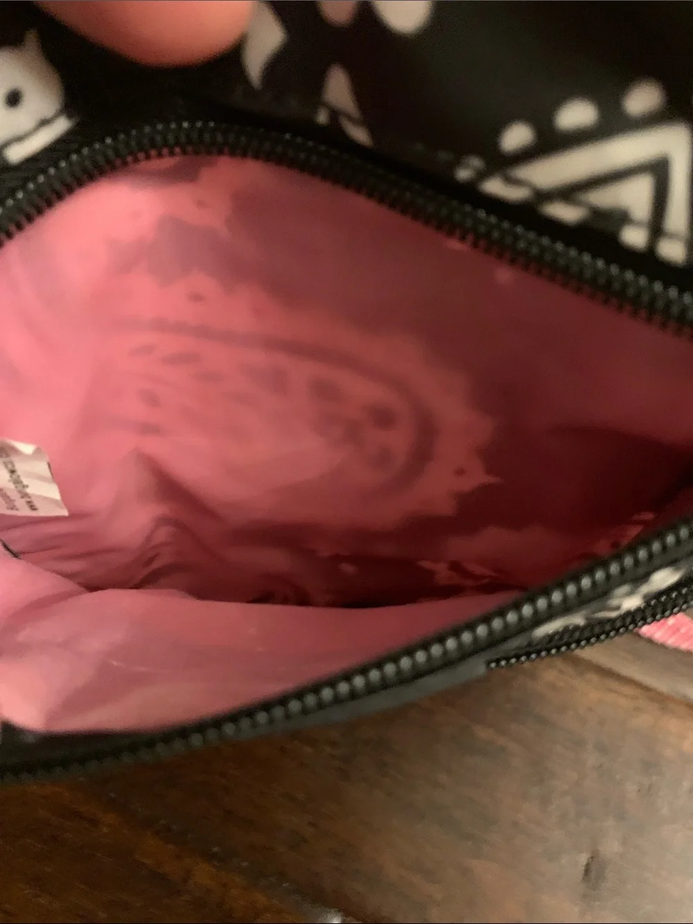 Scout Black Paisley Crossbody with Pink Strap